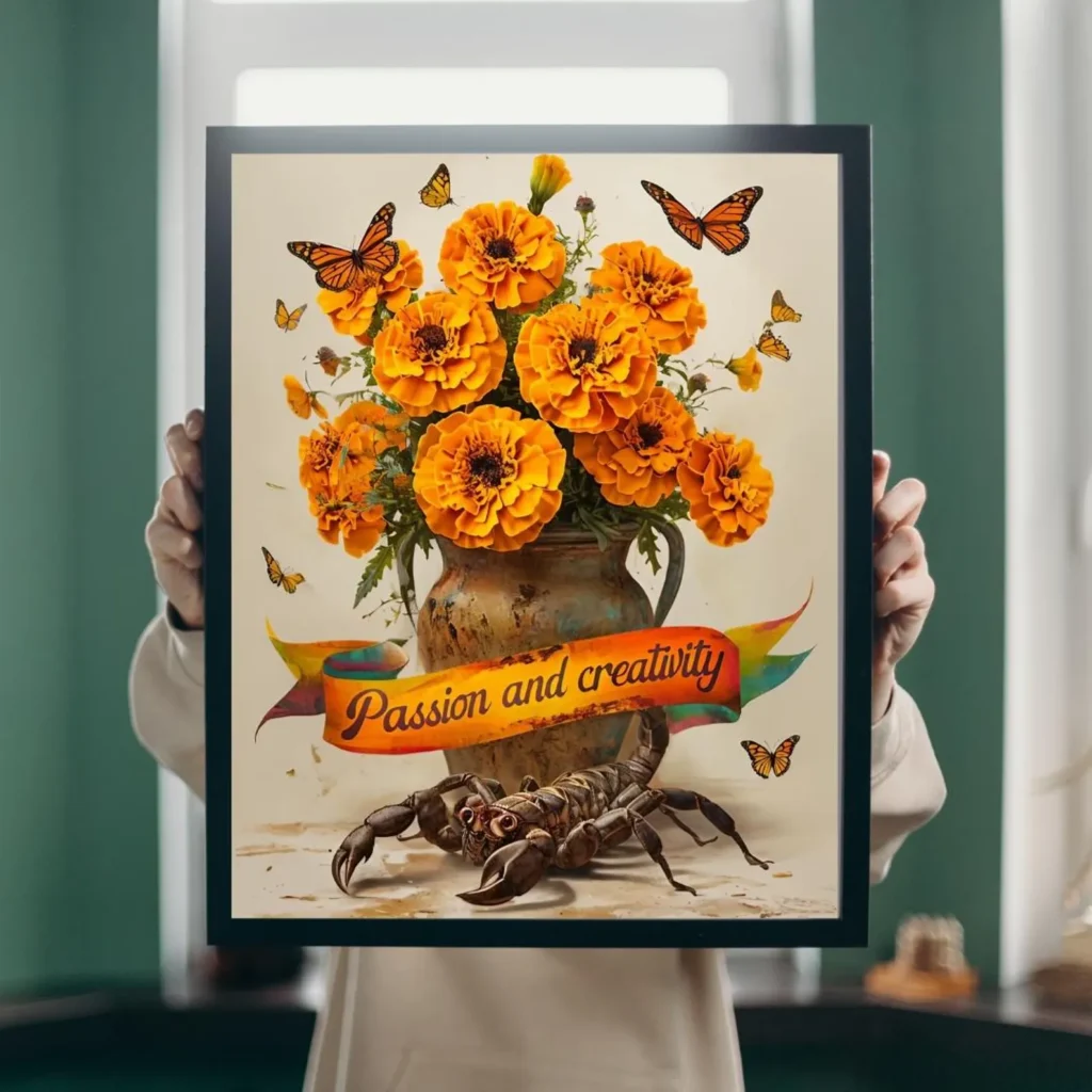 Birth Month Flower 12-month wall art